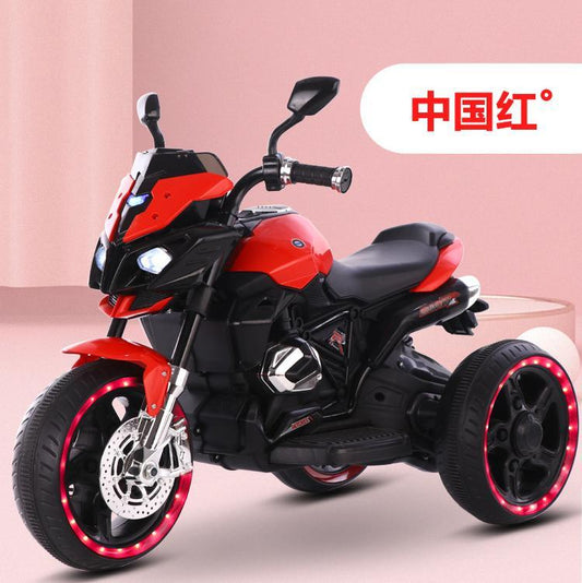 An electric three-wheels motorcycle for children