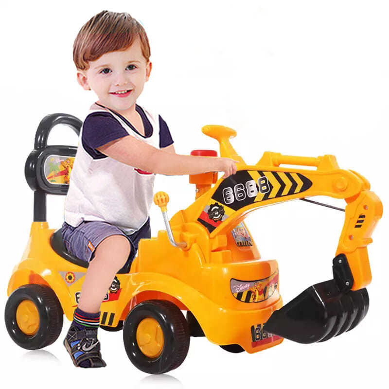 Hot sell high quality mini kids toy excavator plastic excavator toy