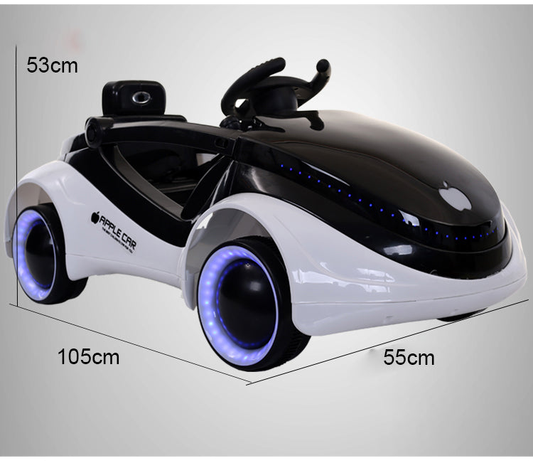 Sci-fi children's electric toy car with flash remote control