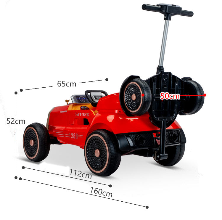 Good quality children's electric four-wheeler parent-child toy train