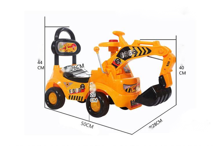 Hot sell high quality mini kids toy excavator plastic excavator toy