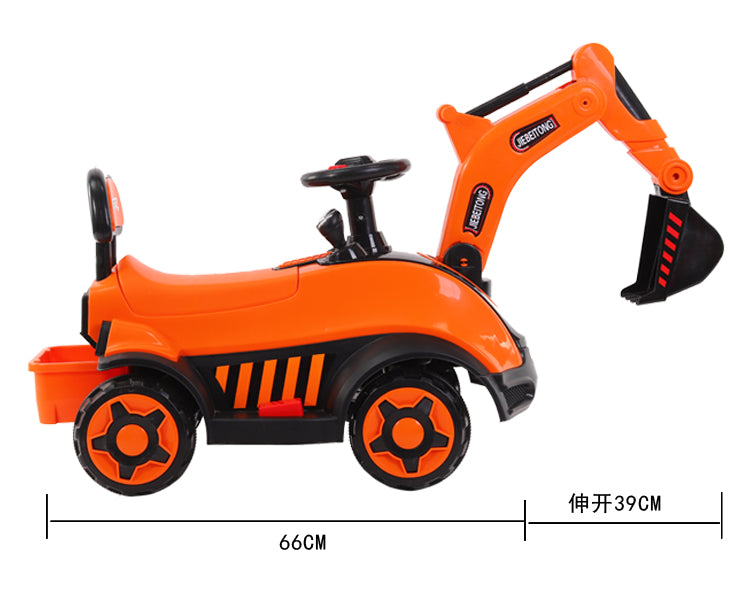 2-7 years old children's educational excavator suitable for boys and girls electric digging arm sliding car