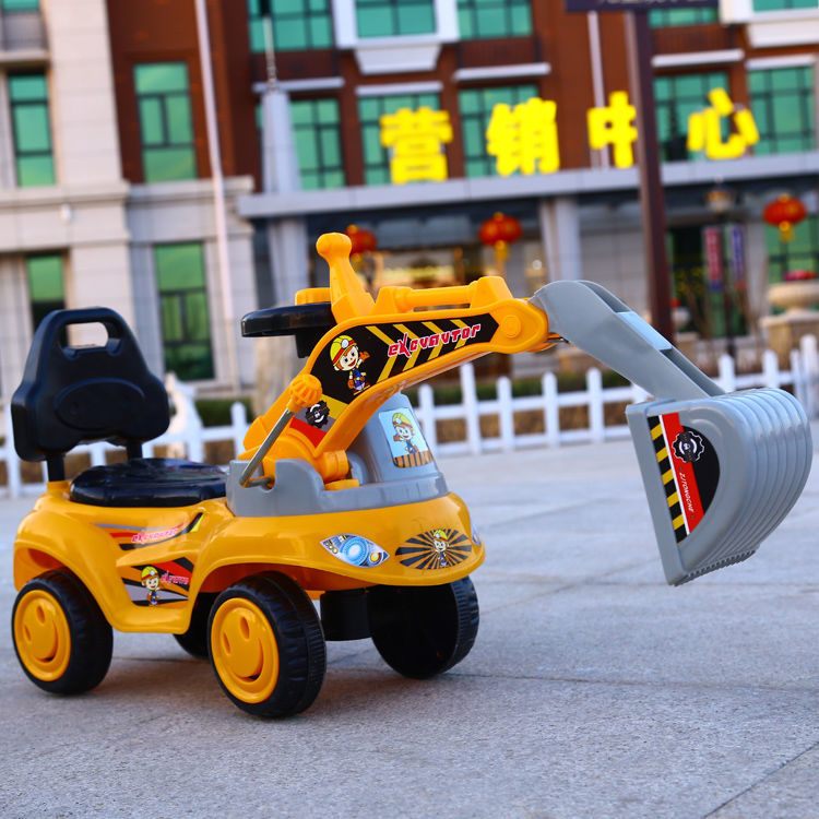 Hot sell high quality mini kids toy excavator plastic excavator toy