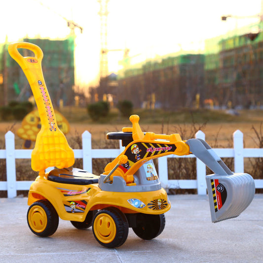 Hot sell high quality mini kids toy excavator plastic excavator toy