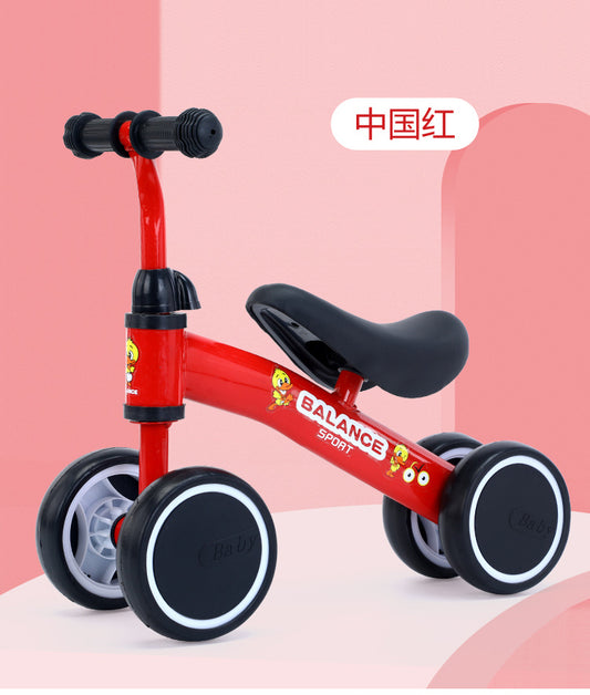 High Quality 6" Balance Bike 1-6 Years Old Kids 4 Wheels Pedalless Mini Bike