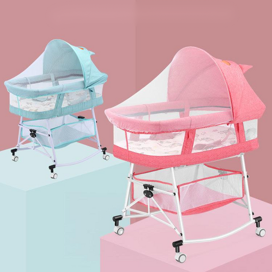 New style multifunctional foldable crib baby bed easy to carry  no installation baby cradle