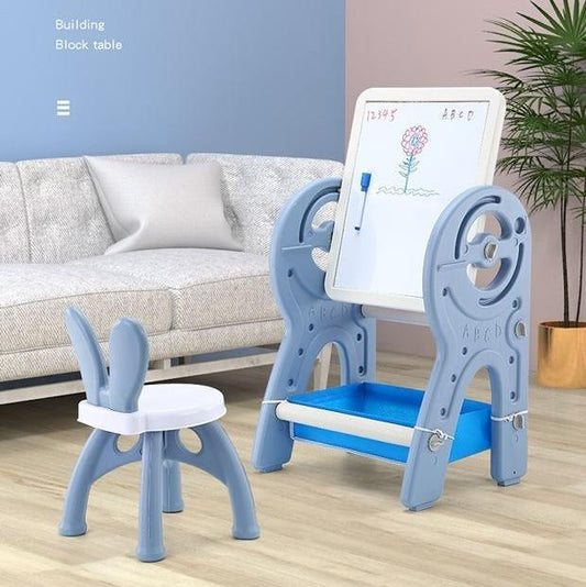 Children Plastic Study Table and Chair Educational Toys