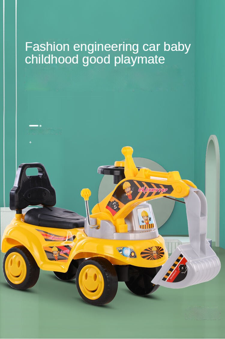 Hot sell high quality mini kids toy excavator plastic excavator toy