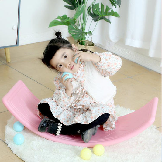 Children's indoor seesaw swing balance board training concentration bending board equipment toys