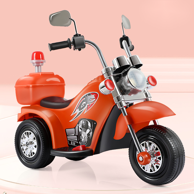 Cheap Price Child Electric Motorcycle with Rear Box Light Ride For Kids