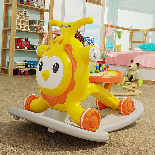 Hot sale 4 in 1 baby walker anti rollover practice walking four wheel stroller with light music