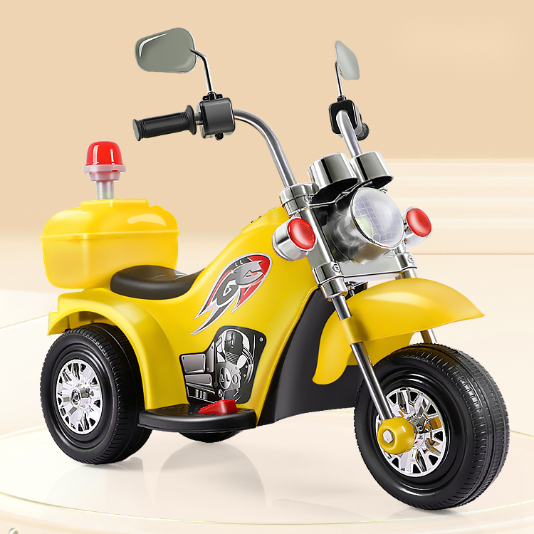 Cheap Price Child Electric Motorcycle with Rear Box Light Ride For Kids