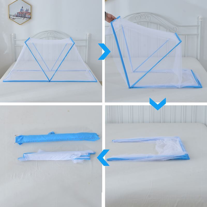 Wholesale new foldable household mosquito net without installing bedroom to prevent mosquitoes encryption simple mosquito net