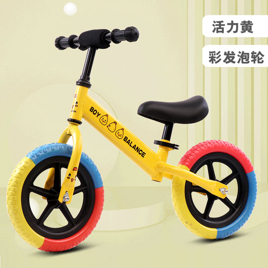 Wholesale High Quality 12 Inch Balance Bike 2-6 Years Old Kids 2 Wheels Colored EVA Foam Tire Mini Bike