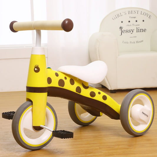 Children's simple tricycle front and back basket wholesale 3-6-year-old children's pedal tricycle