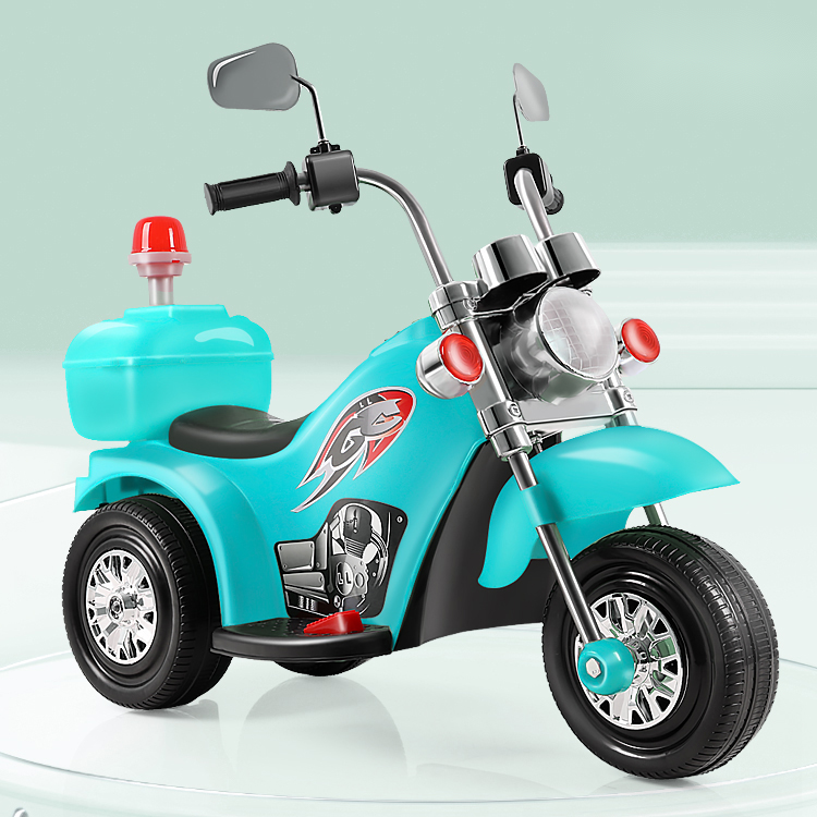 Cheap Price Child Electric Motorcycle with Rear Box Light Ride For Kids