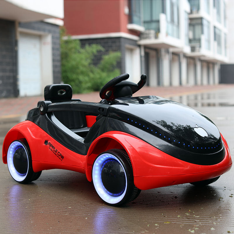 Sci-fi children's electric toy car with flash remote control