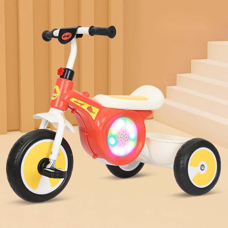 Wholesale Affordable Cartoon Design Kids Baby Toy Car Tricycle Kids Bicycle with Light Music