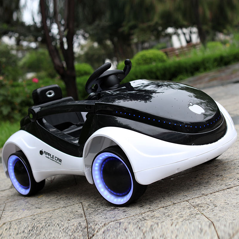 Sci-fi children's electric toy car with flash remote control