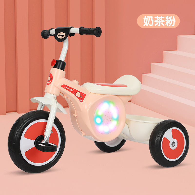 Wholesale Affordable Cartoon Design Kids Baby Toy Car Tricycle Kids Bicycle with Light Music