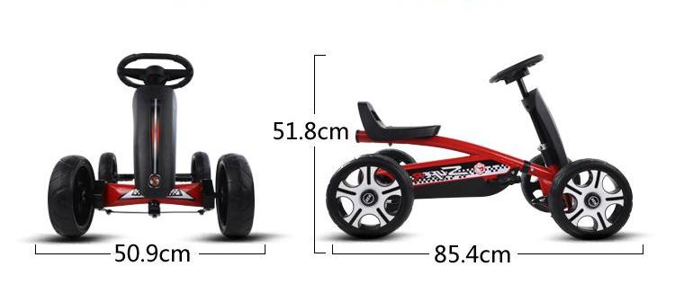 Hot selling kids four wheel toy modern kart car baby for boys girls