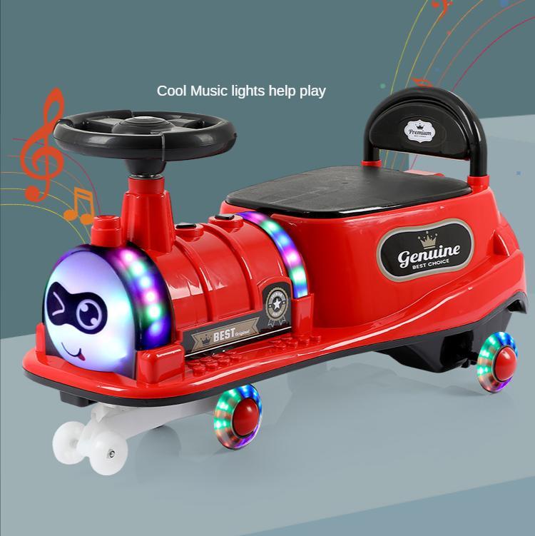 sliding car toy with light music