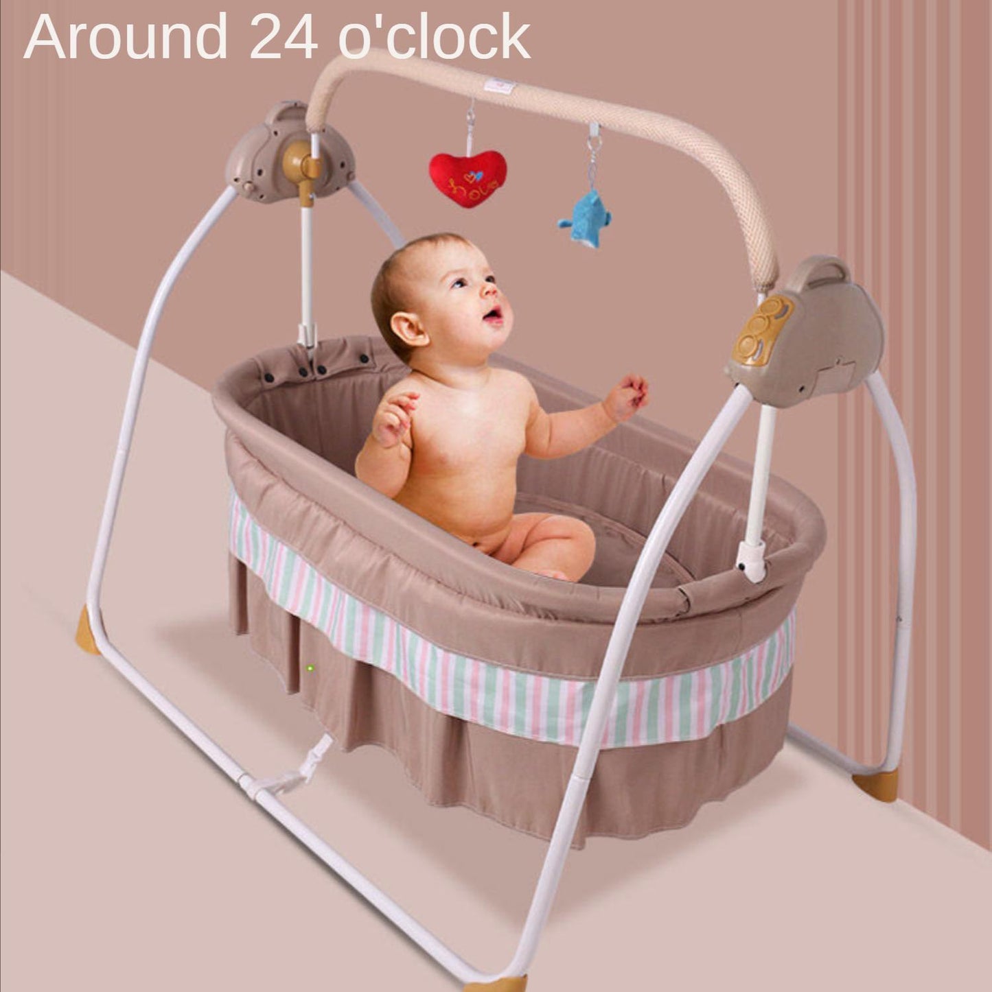 Hot sale high quality baby coat bed kids & baby bedding shaker net bed crib for babies