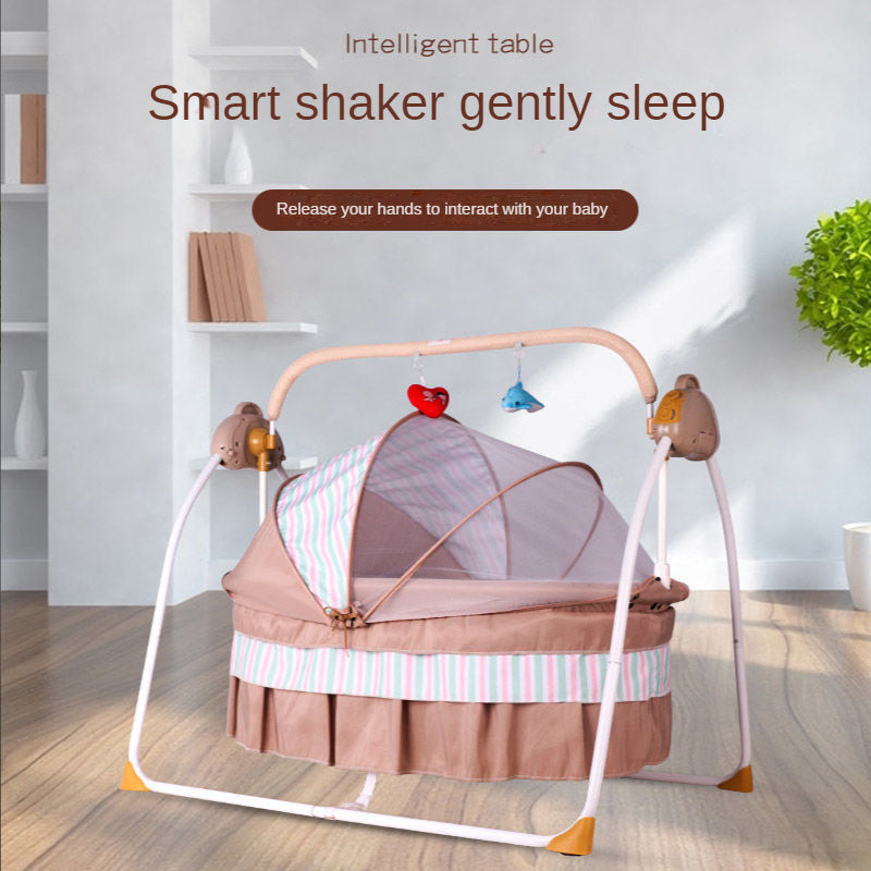 Hot sale high quality baby coat bed kids & baby bedding shaker net bed crib for babies