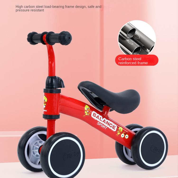 High Quality 6" Balance Bike 1-6 Years Old Kids 4 Wheels Pedalless Mini Bike