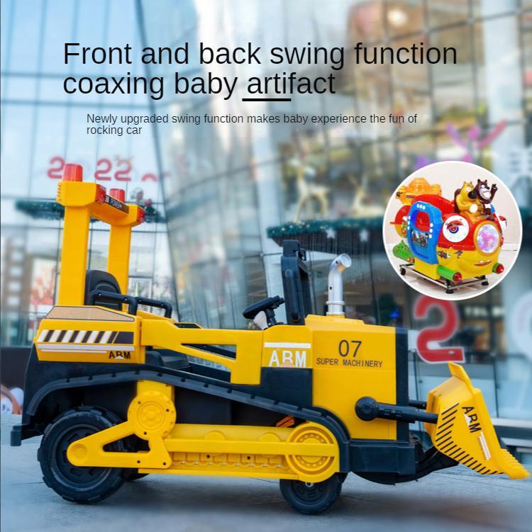 New style 1-10 year old children's educational excavator boys and girls bucket can be lifted with light music toy car