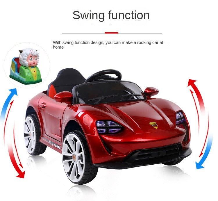 Best sale kids electric toy car remote control led light battery car for kids